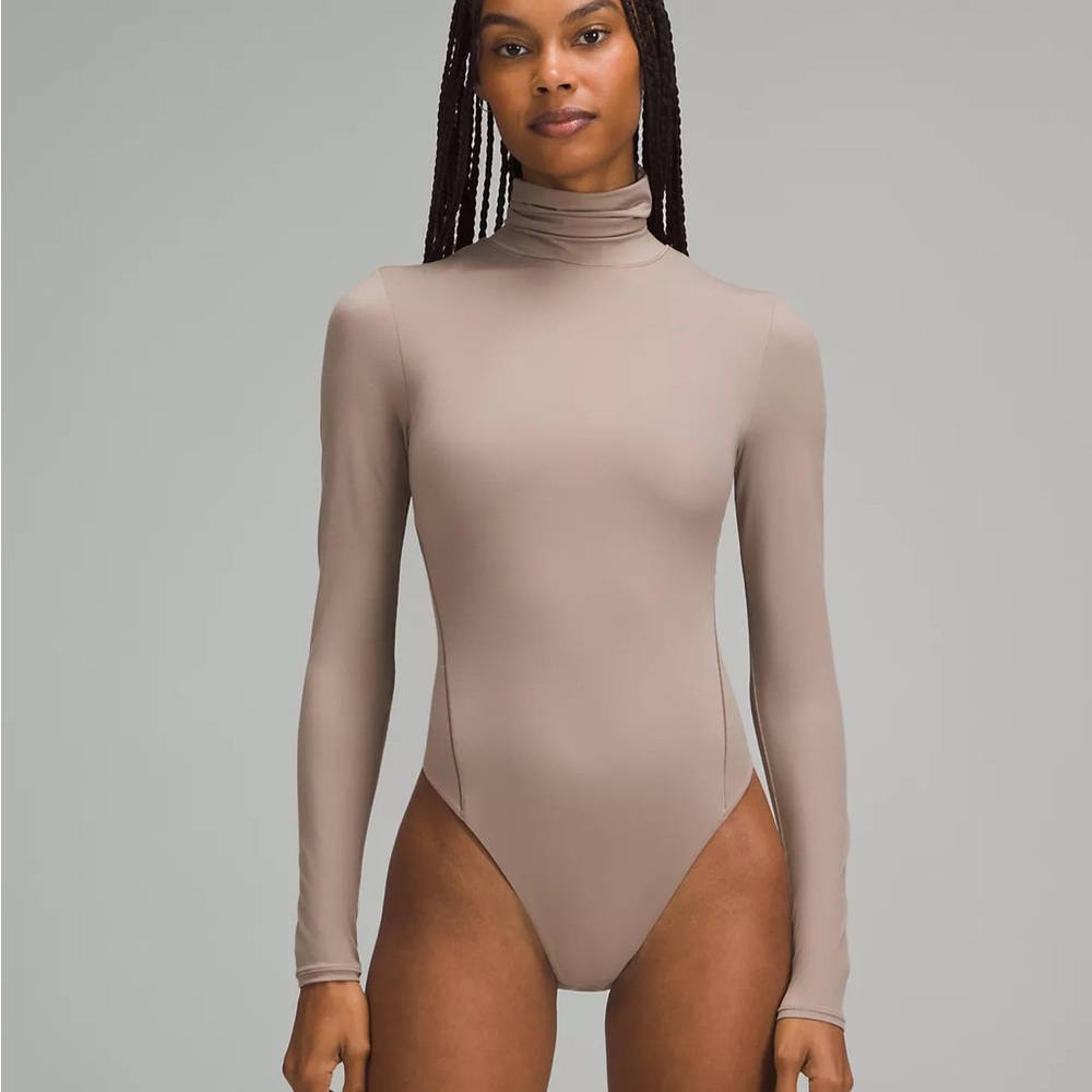 Lululemon | Wundermost Ultra Soft | Taupe Long Sleeve Bodysuit | New with Tags